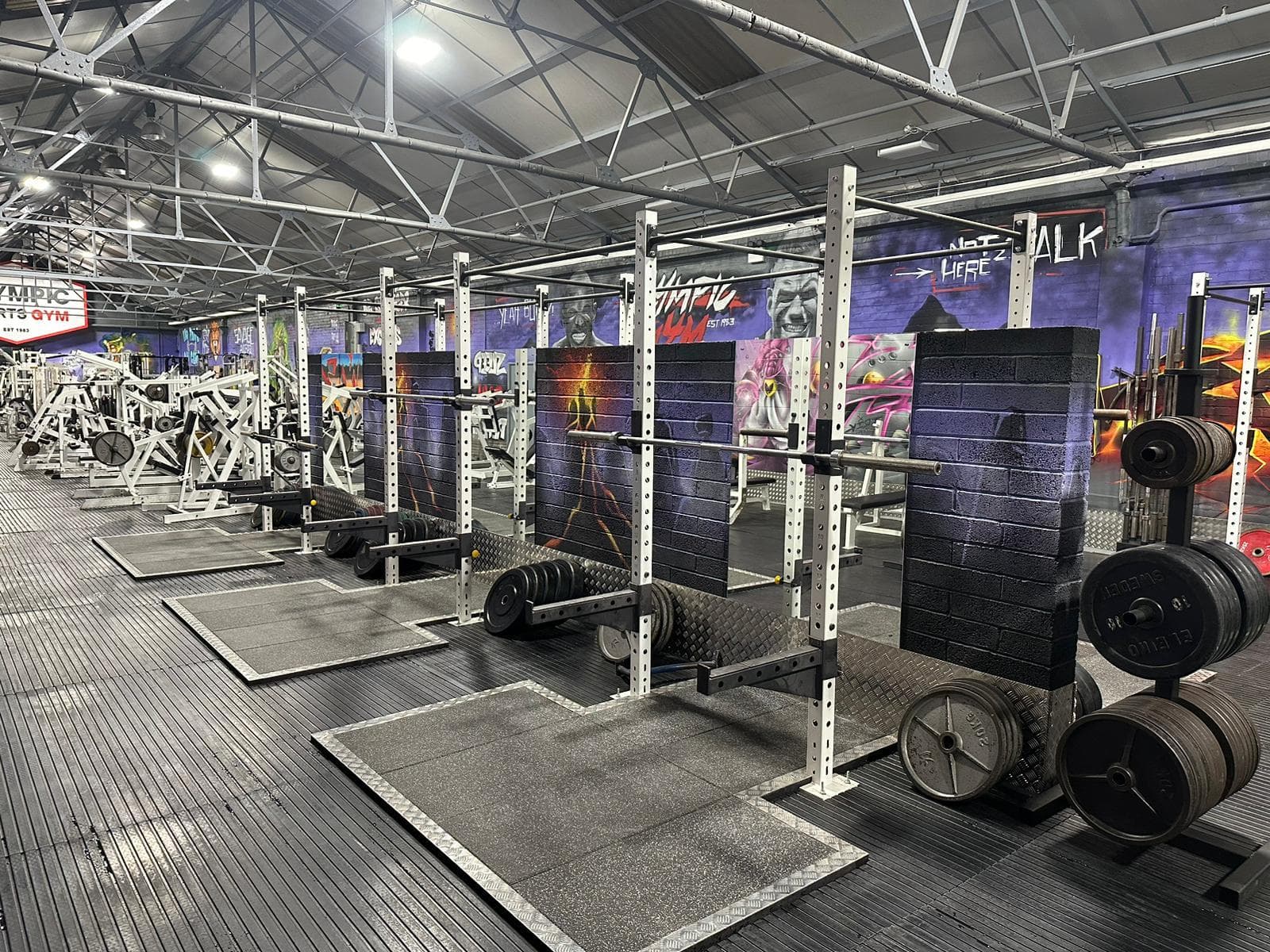 The free-weights floor